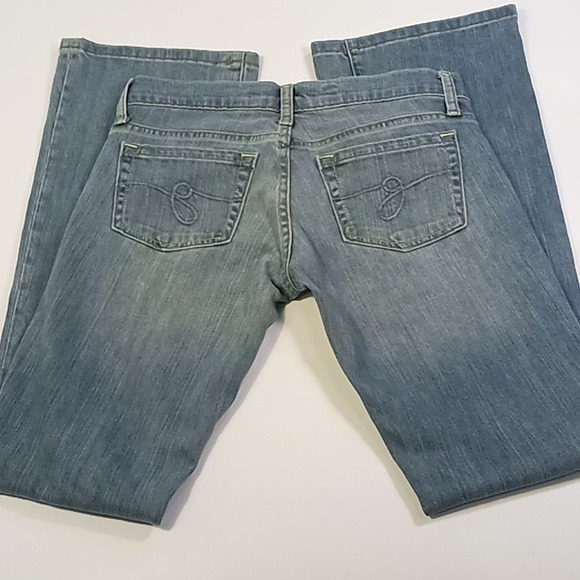 Guess Jeans La Jolla Low Rise Bootcut Light Blue Jeans 27 - Picture 3 of 16